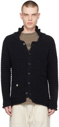 XENIA TELUNTS Black Garun Cardigan