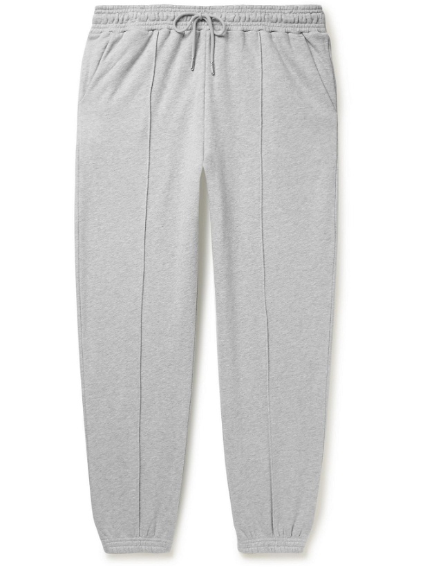 Photo: Ninety Percent - Tapered Organic Cotton-Jersey Sweatpants - Gray