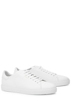 Axel Arigato Clean 90 White Leather Sneakers, Sneakers, Round Toe 6, Axel Arigato Trainers, Lace up Front