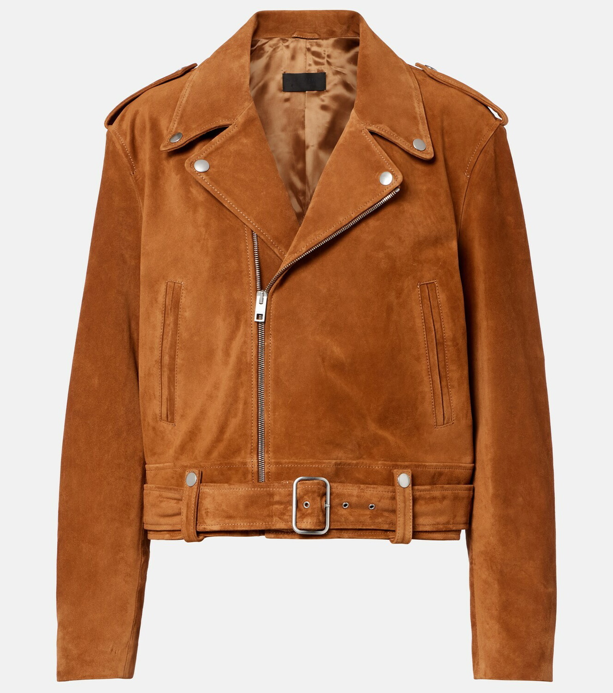 Nili Lotan Evel suede biker jacket