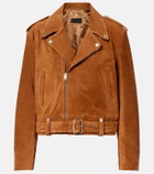 Nili Lotan Evel suede biker jacket