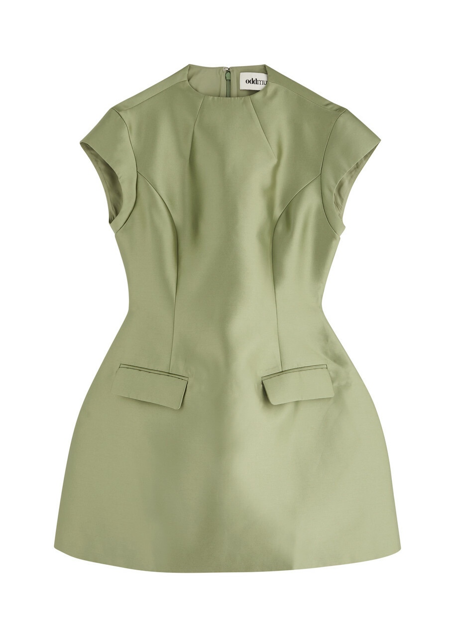 Odd Muse The Ultimate Muse Crepe Mini Dress Olive