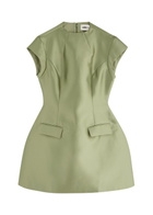 Odd Muse The Ultimate Muse Crepe Mini Dress Olive
