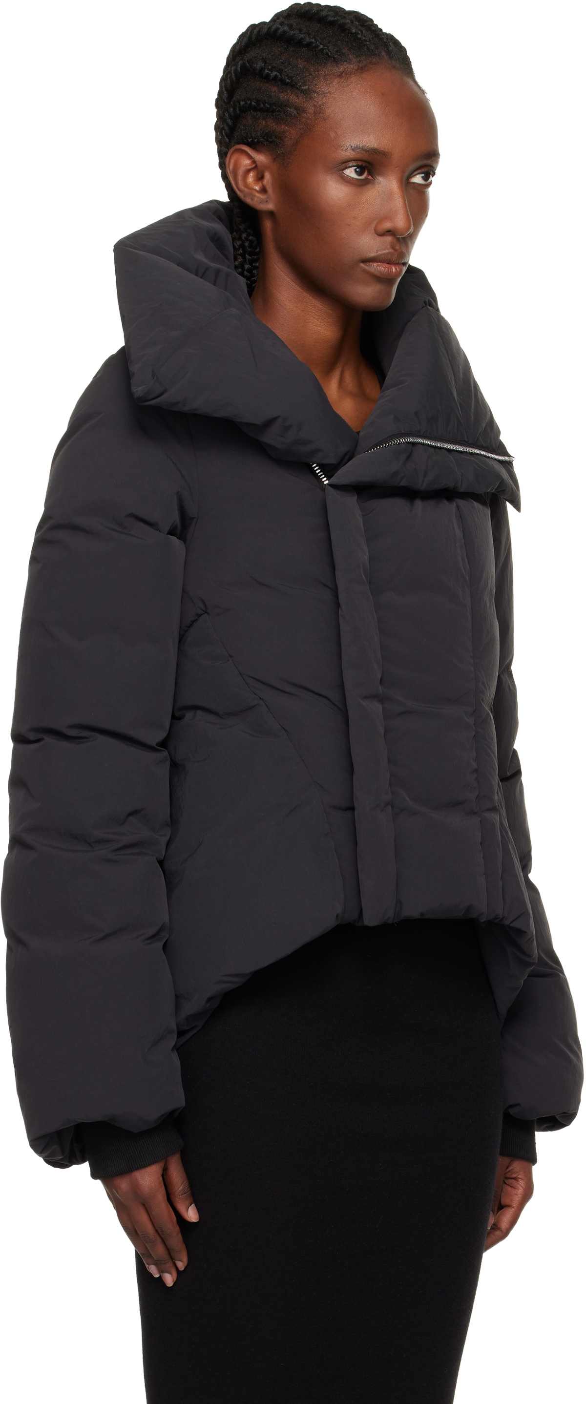 Rick Owens Black Concordians Naska Duvet Down Jacket