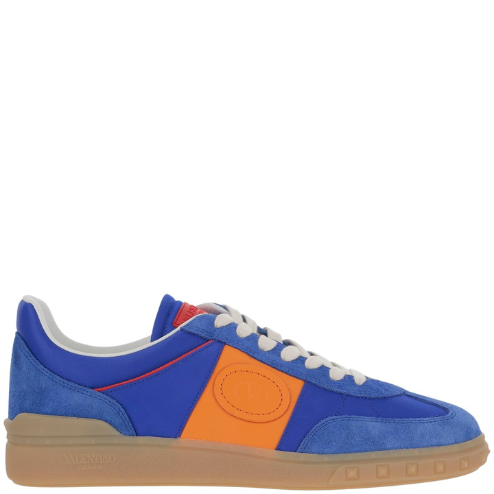 Photo: Valentino Garavani Multicolor Split Leather And Leather Upvillage Sneakers