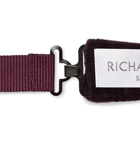 Richard James - Self-Tie Cotton-Velvet Bow Tie - Burgundy