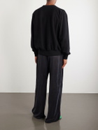Auralee - Cotton-Jersey Sweatshirt - Black