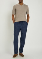 Brunello Cucinelli Ribbed Cotton-knit Polo top Multicoloured 1