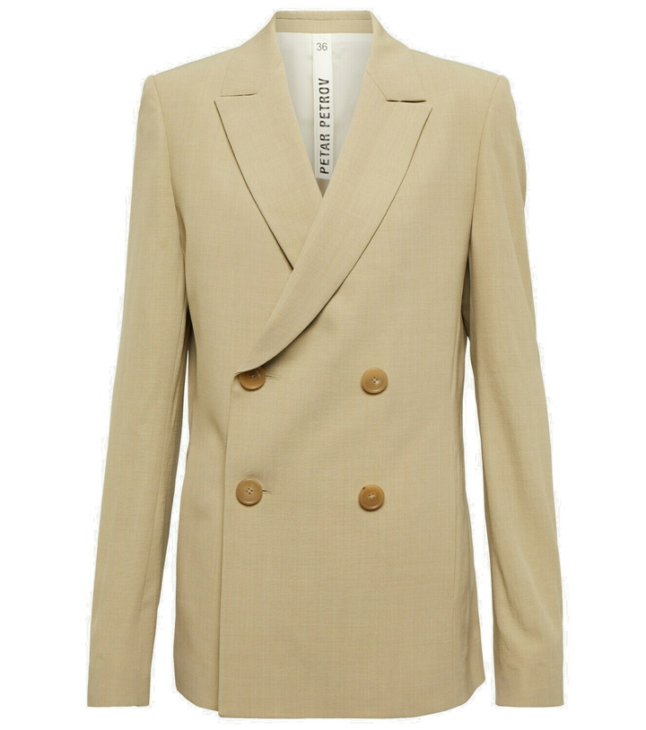 Photo: Petar Petrov Double-breasted blazer