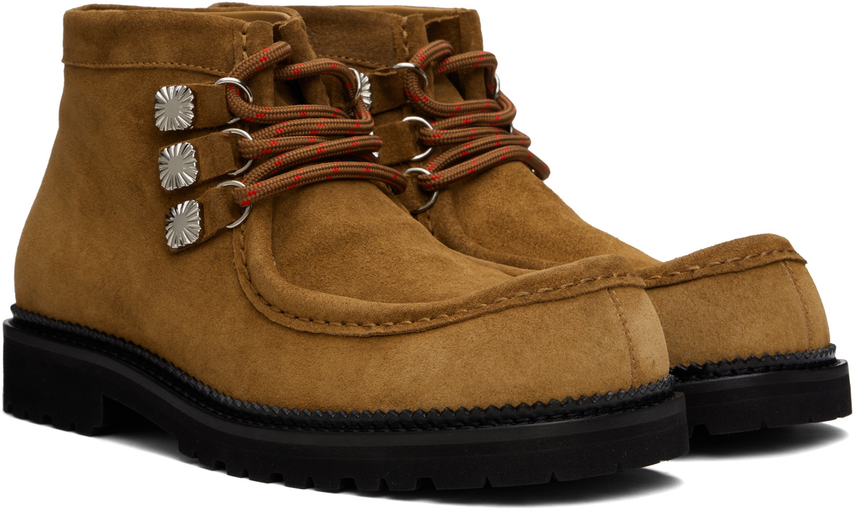 Toga Virilis Tan Suede Boots