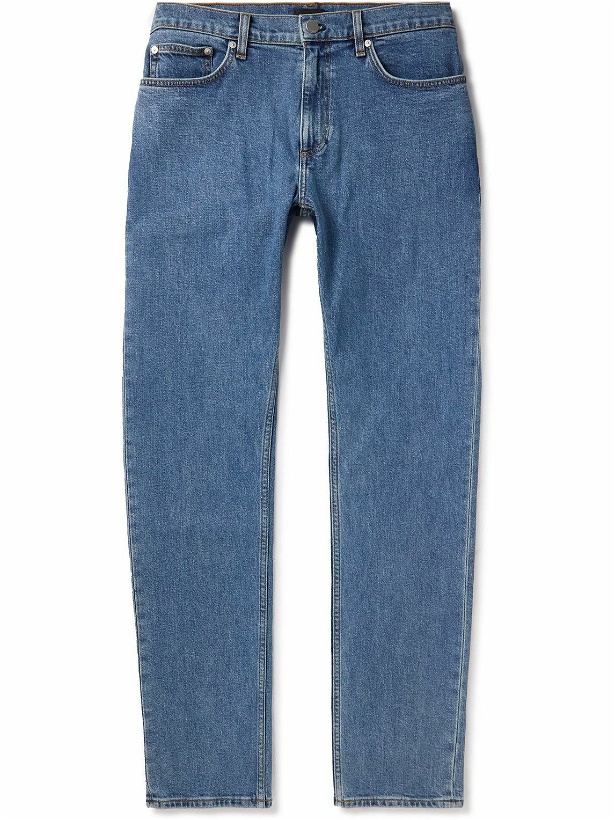 Photo: Theory - Beryl Slim-Fit Denim Jeans - Blue