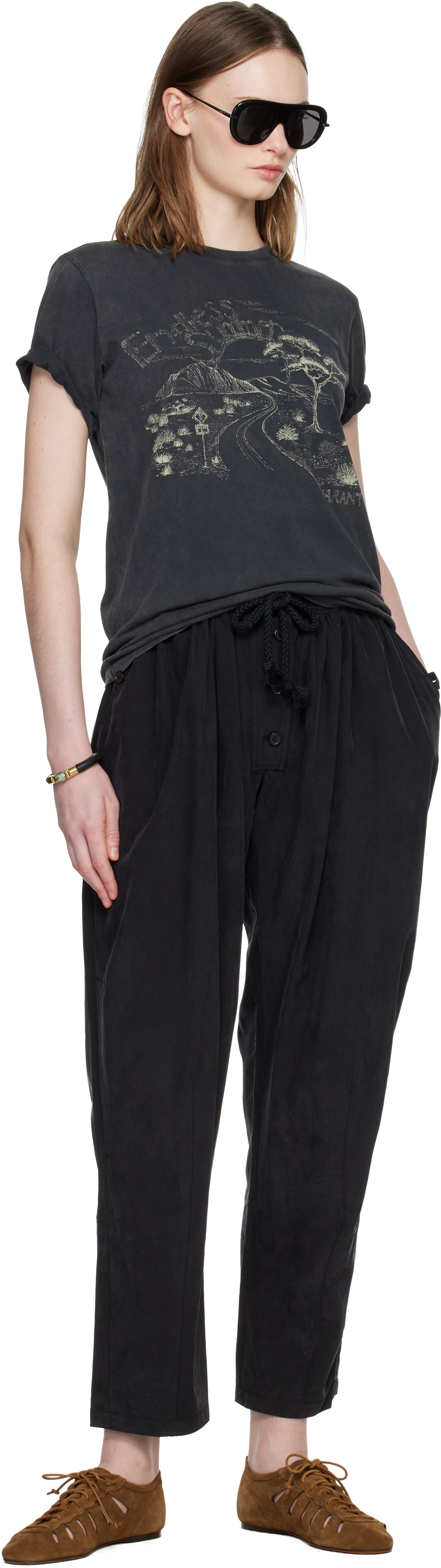 Isabel Marant Black Zewel T-shirt