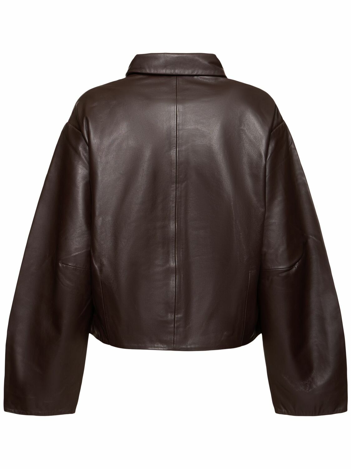 ST.AGNI Cocoon Leather Jacket