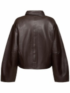ST.AGNI Cocoon Leather Jacket