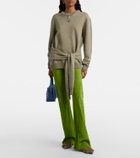 Stouls Gege suede flared pants