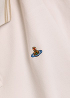 Vivienne Westwood Logo-embroidered Piqué Cotton Polo Shirt Lilac