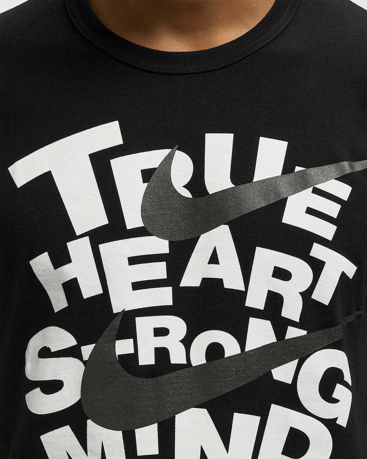 Comme des Garçons Black X NIKE TEE Black Mens Shortsleefe