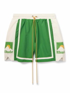Rhude - Moonlight Straight-Leg Mid-Length Printed Swim Shorts - Green