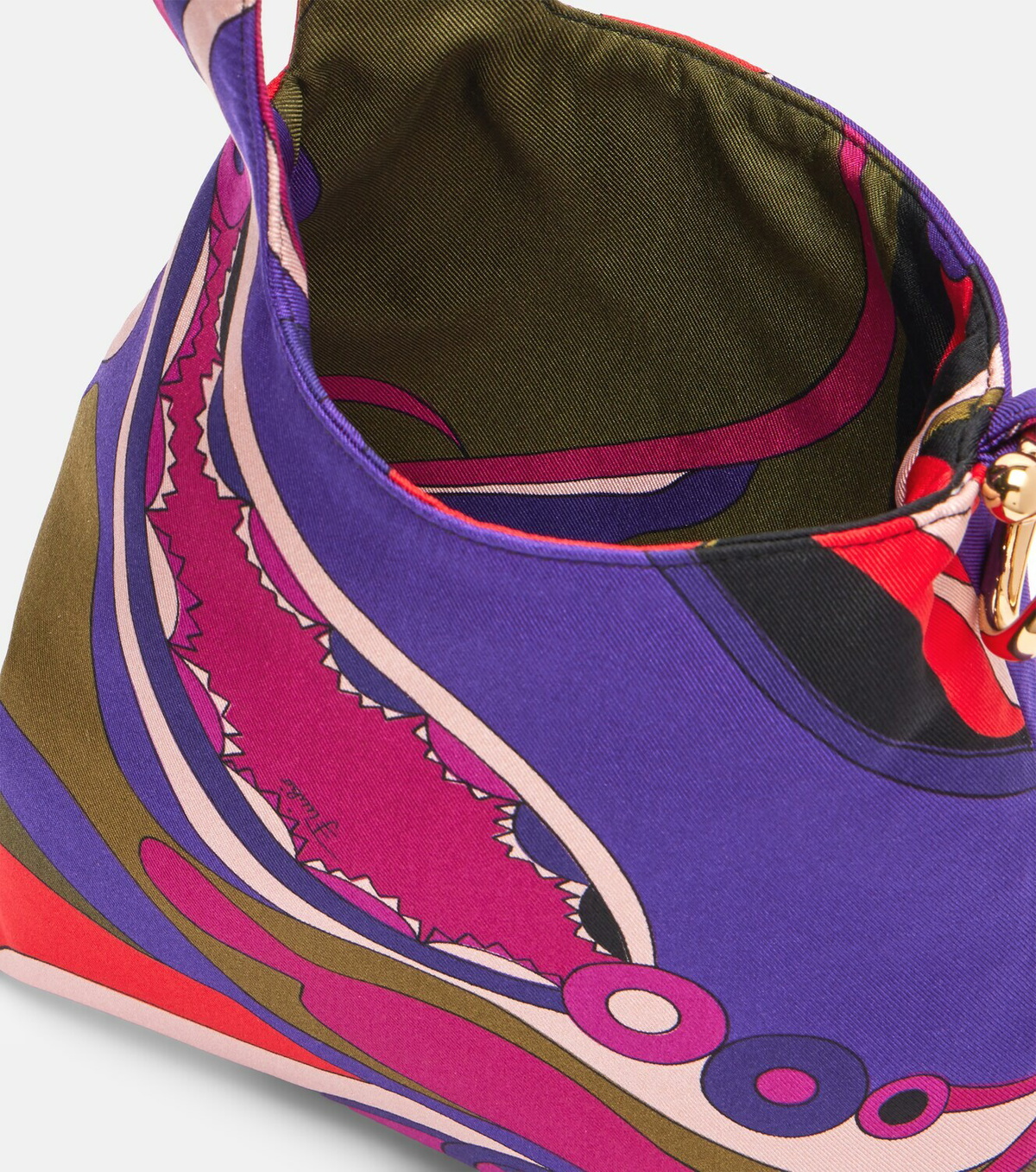 Pucci Orchidee silk twill tote bag