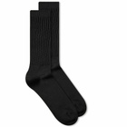 Anonymous Ism Tack Rib Crew Sock in Black