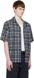 Lanvin Black Checked Shirt