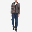 Barbour Men's Burley Cardigan in Grey Marl