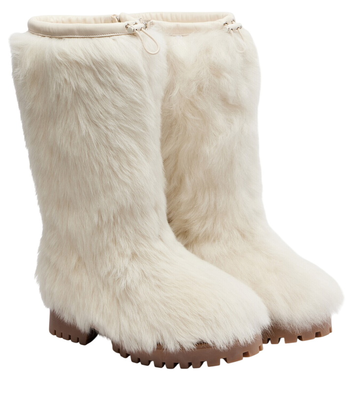 Photo: Yves Salomon Shearling mid-calf boots