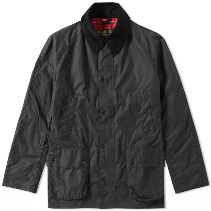Photo: Barbour Ashby Wax Jacket Black