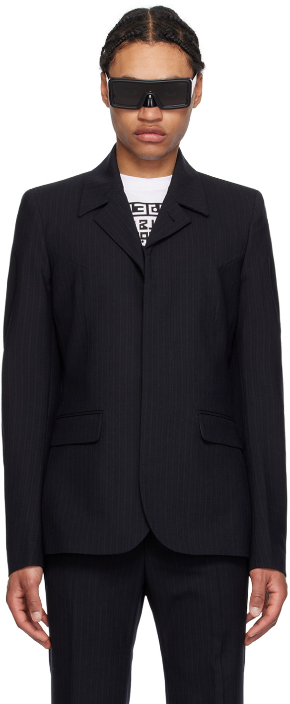 Walter Van Beirendonck Navy Zardoz Blazer