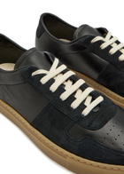 Common Projects Bball Panelled Leather Sneakers Black