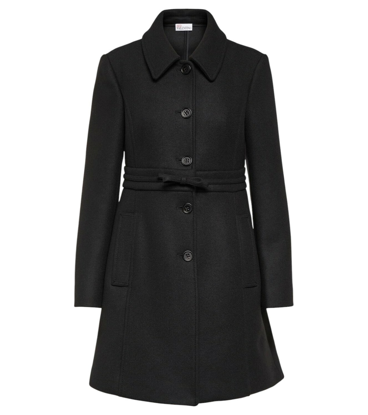 RED Valentino Red Double-Breasted Coat RED Valentino