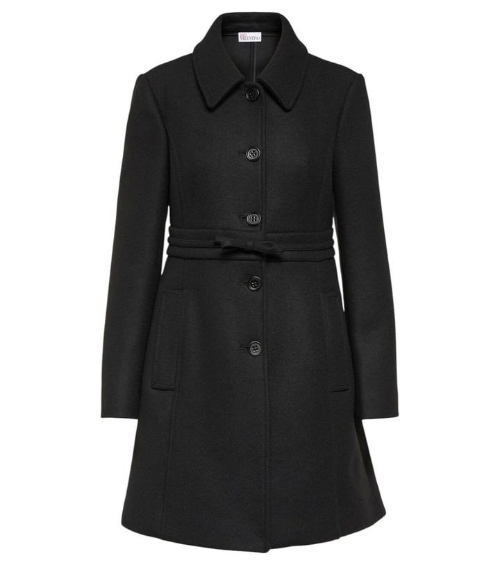 Photo: REDValentino Single-breasted wool-blend coat