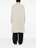 The Frankie Shop Neutral Emil Single-Breasted Trench Coat