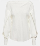 Jacques Wei Deconstructed satin blouse