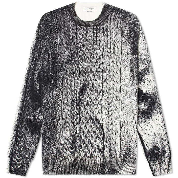 Photo: Alexander McQueen Tromp Loeil Printed Crew Sweat