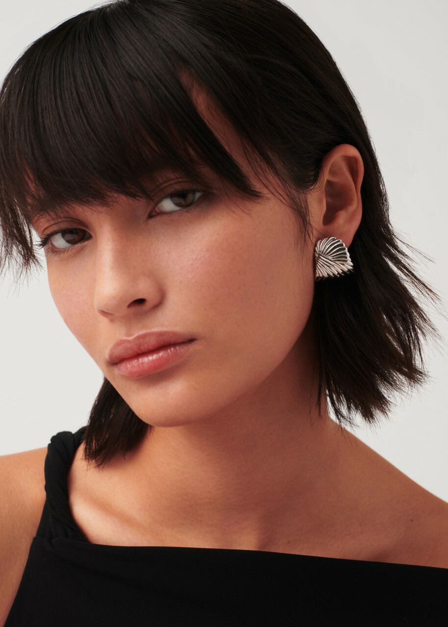 Missoma Ripple Silver-plated Stud Earrings - One Size Missoma