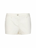 THE FRANKIE SHOP Kate Cotton Denim Mini Shorts