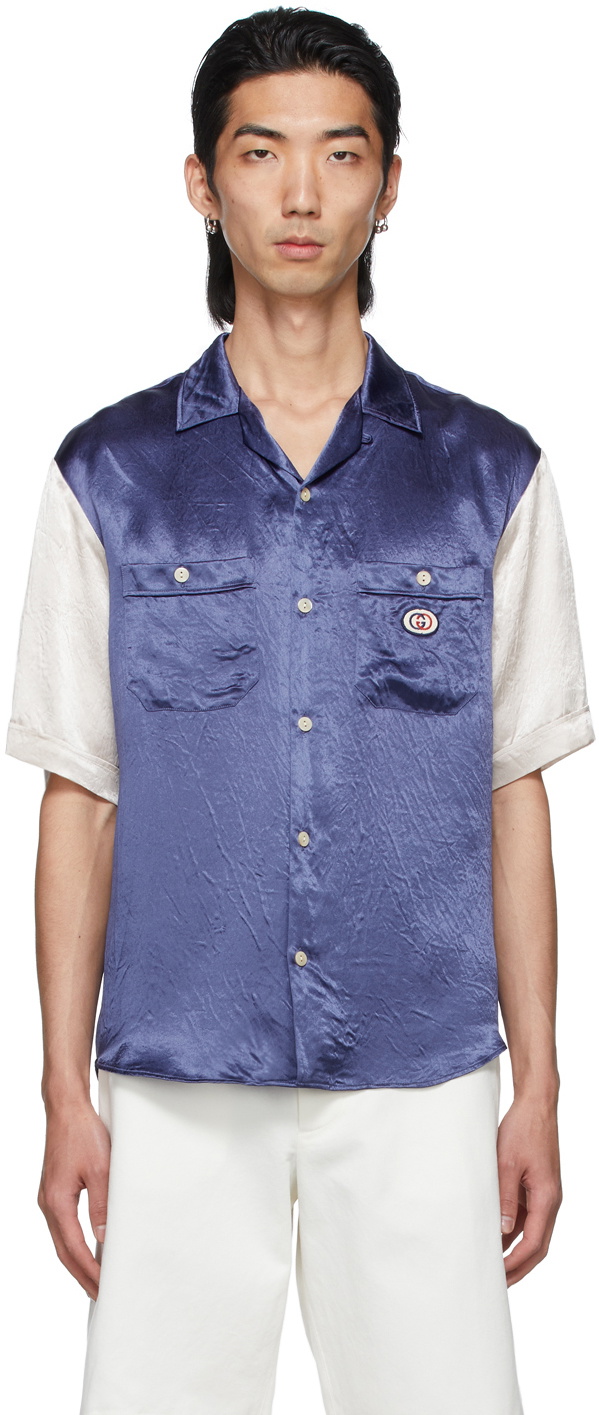 gucci short sleeve dress shirt Disco Monogrammed Short-sleeve Shirt