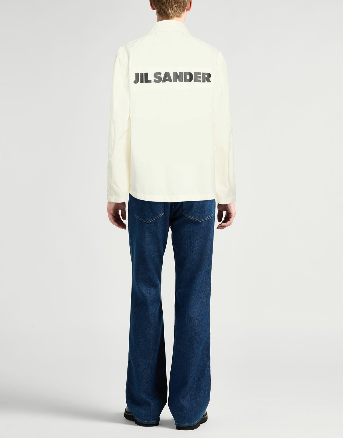 Jil Sander Mens Jacket in Cream