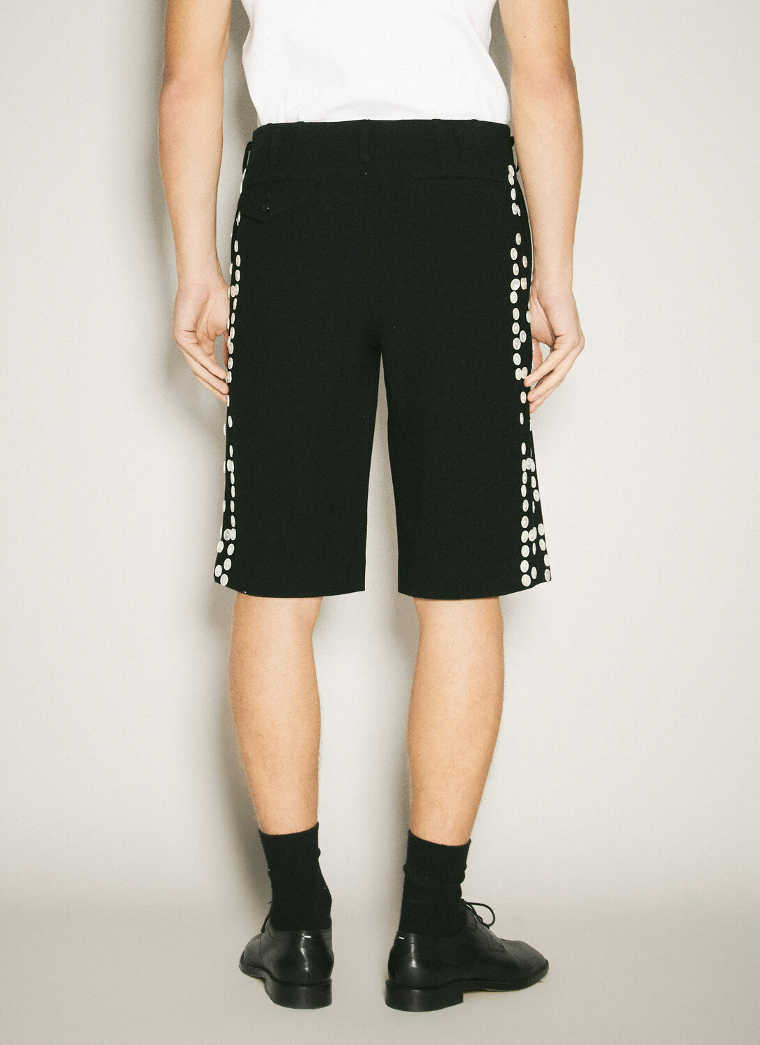Comme des Garçons Homme Plus Button-Embellished Shorts