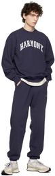 Harmony Navy Cursive Lounge Pants