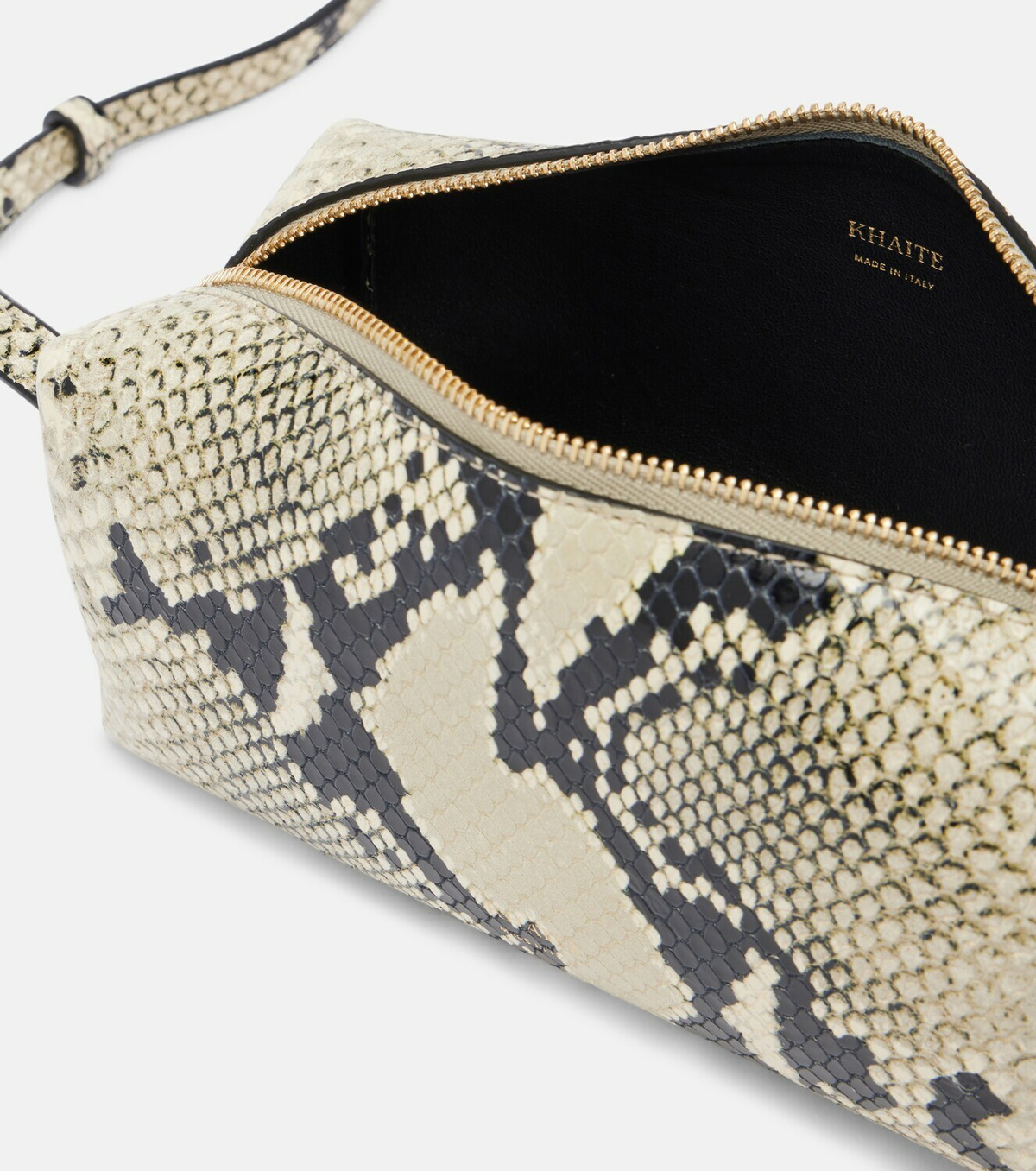 Khaite Kye Mini snake-effect leather crossbody bag