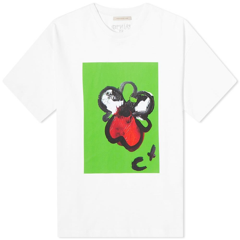 Christopher Kane Women's Hand Painted T-Shirt in White Christopher