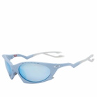 Oakley Plantaris Sunglasses in Matte Stonewash/Prizm Deep Water 