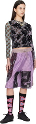 Chopova Lowena Purple Basketball Shorts