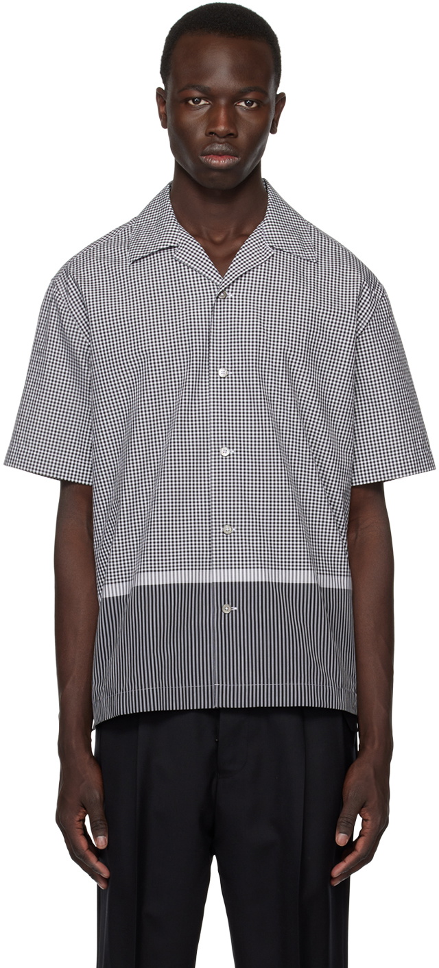 3010055 Black-White Check Shirt