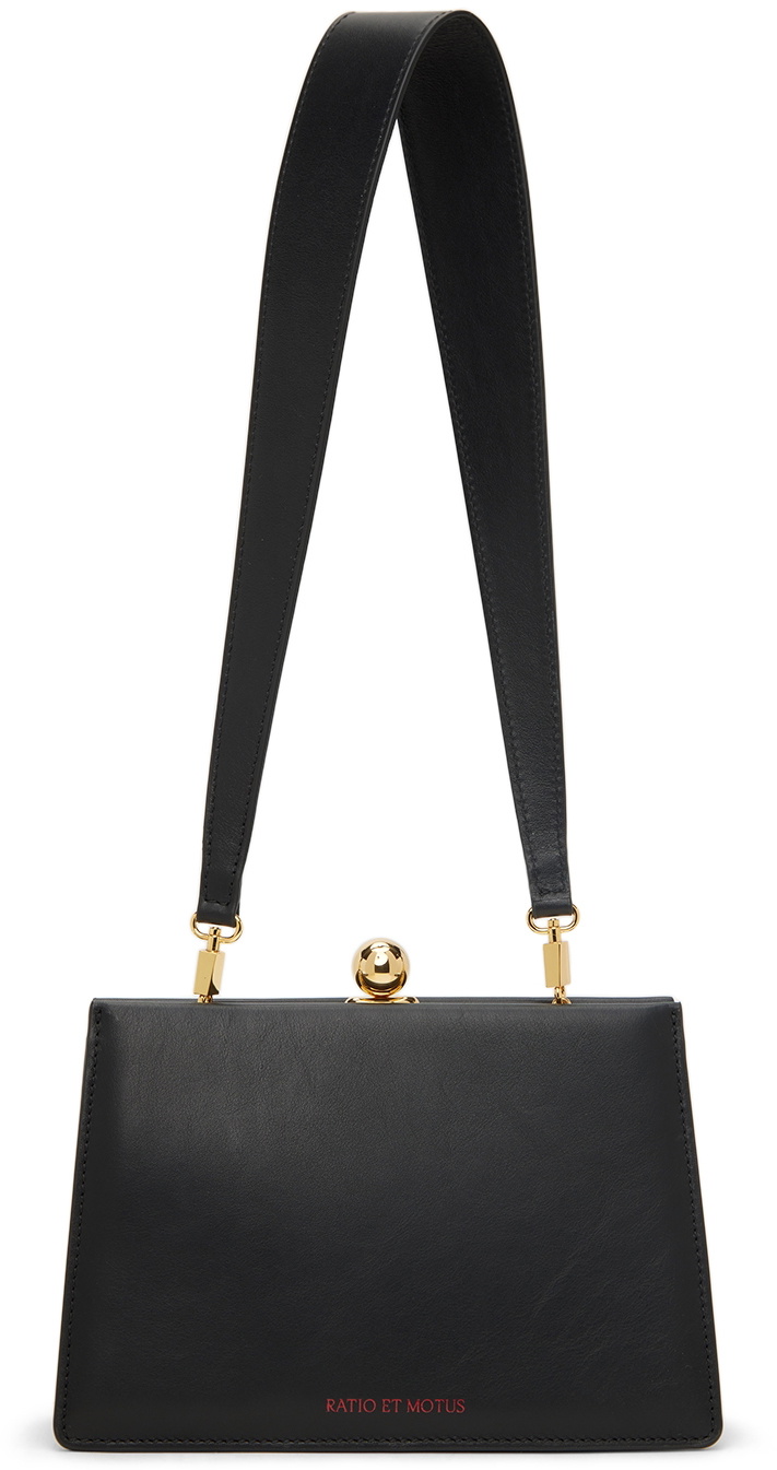 Ratio et Motus Black Mini Twin Shoulder Bag