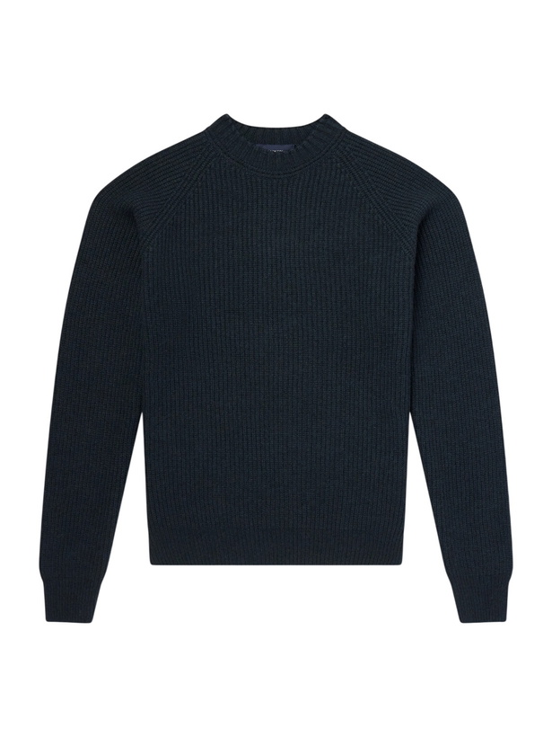 Photo: John Smedley - Bill Nighy Cashmere and Wool-Blend Sweater - Green
