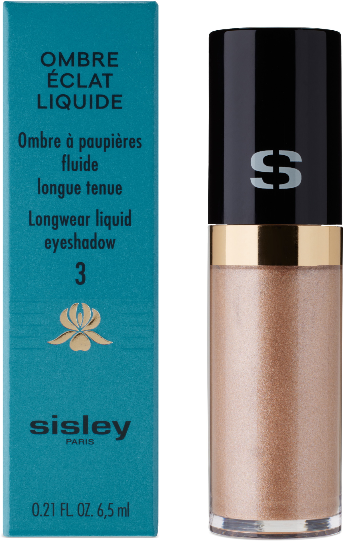 Sisley-Paris Ombre Éclat Liquide Eyeshadow – 3 Pink Gold