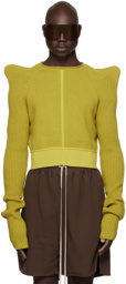 Rick Owens Yellow Tec Sweater